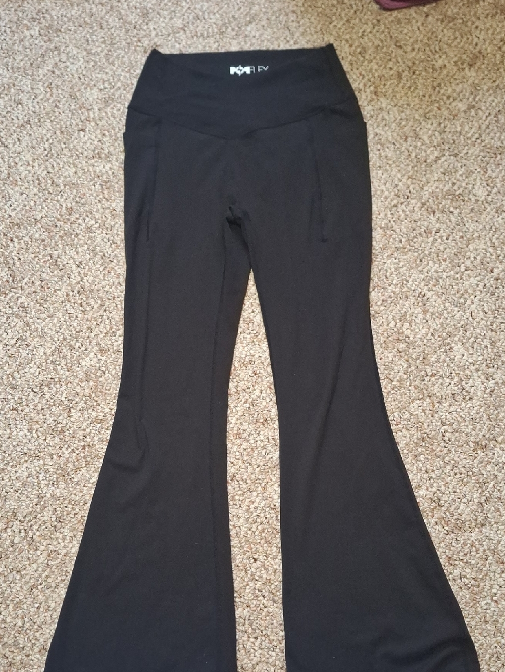 Popflex Crisscross Hourglass Flared Legging